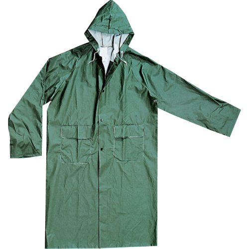 abrigo impermeable cortavientos a prueba de desgarros talla XXL verde