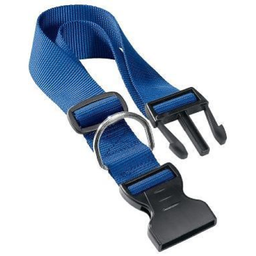 dog collar for dogs Club blue adjustable 30-44 cm nylon animal items