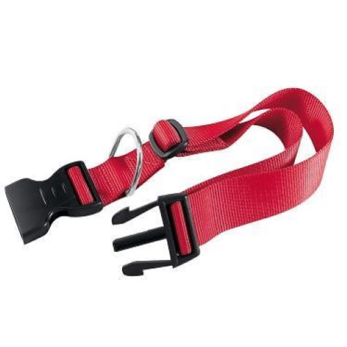 collar for dog dogs Club red adjustable 36-56 cm nylon animal articles