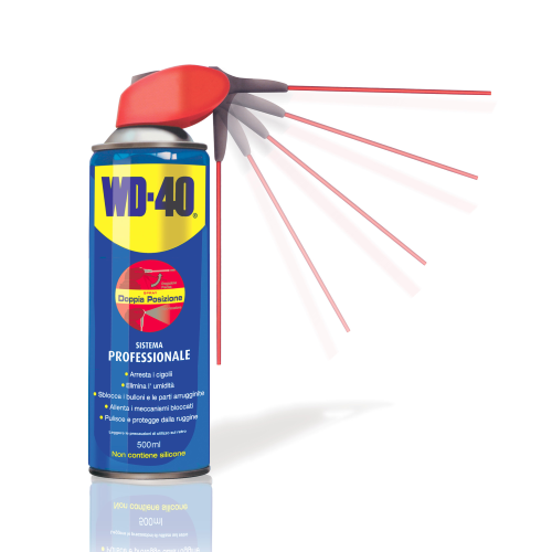 WD-40 spray 500 ml unlocking protective lubricant valve 2 functions