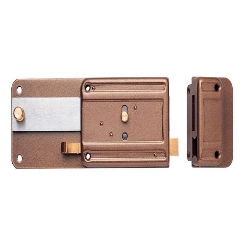 Iseo art 340 ferroglietto serratura da applicare per legno entrata 70 mm