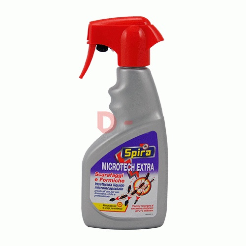 insetticida spray Microtech Extra 400 ml per zanzare formiche scarafaggi