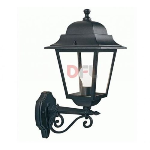 Applique lanterne ascendante E27 60W noire pour extÃ©rieur