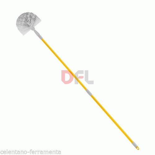 extendable telescopic ball brush cleaning ceiling cobwebs dust