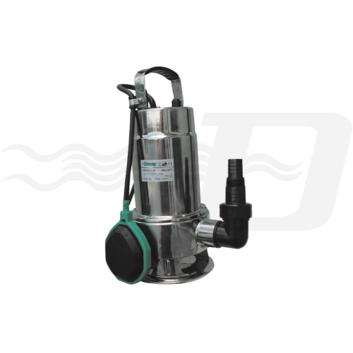 elettropompa sommersa acciaio inox per acque sporche 750W 1,0 hp