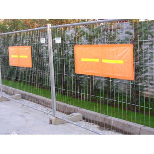 telo segnaletico recinzioni edili telone cantiere rinfrangente 50x150 cm