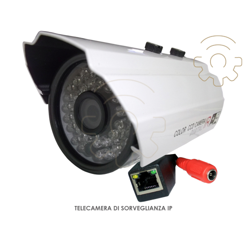 Telecamera IP CCD videocamera di sorveglianza HD IP infrarossi con autofocus