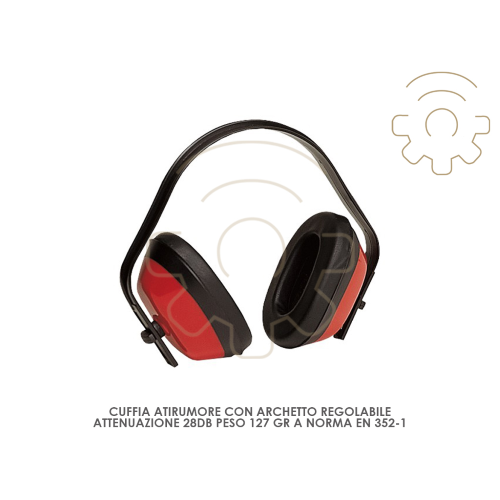 Cache-oreilles cache-oreilles de protection serre-tÃªte rÃ©glable attÃ©nuation du bruit 28 dB poids 127 gr