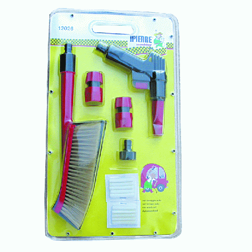 car wash set with brush gun and brush washing accessories