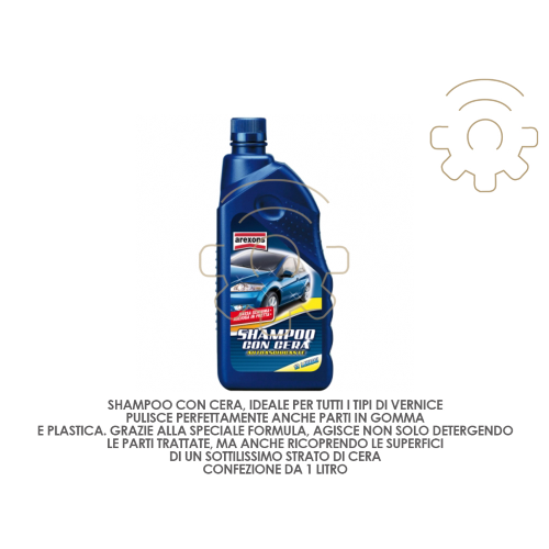 Arexons selbsttrocknendes Shampoo mit Wachs fÃ¼r Autos und MotorrÃ¤der 1 lt