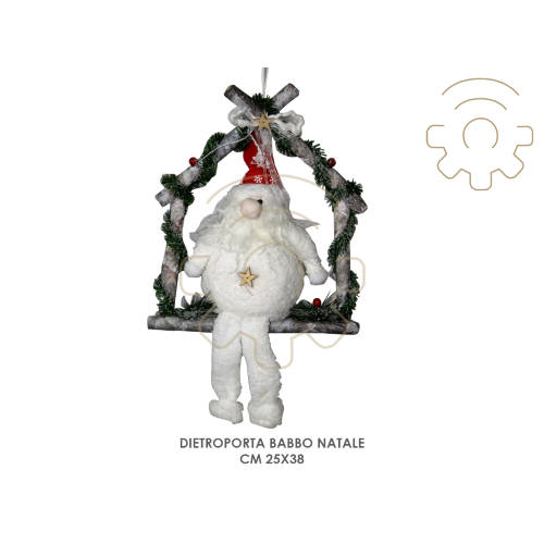 Santa Claus AuÃŸentÃ¼r DiÃ¤t mit Schaukel cm 25X38 h Dekoration Weihnachtsdekoration Dekorationen