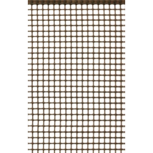 Rete di protezione balconi colore marrone rotolo da 1x50 mt in polietilene alta resistenza maglia quadra 10x10