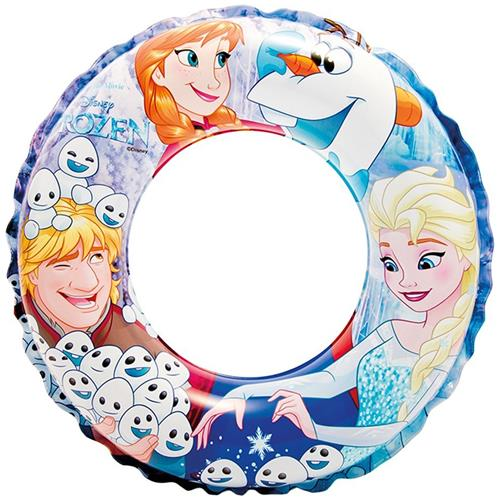 BouÃ©e de sauvetage gonflable en forme de beignet Intex 56201 Frozen? 51 cm pour les enfants de 3 Ã  6 ans piscine mer