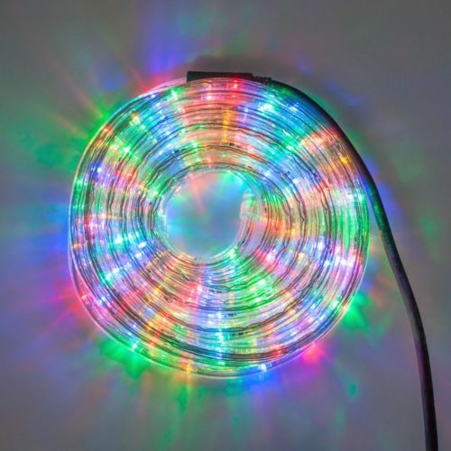 Tube lumineux LED multicolore de 20 mt 8 jeux de lumiÃ¨re pour extÃ©rieur et intÃ©rieur