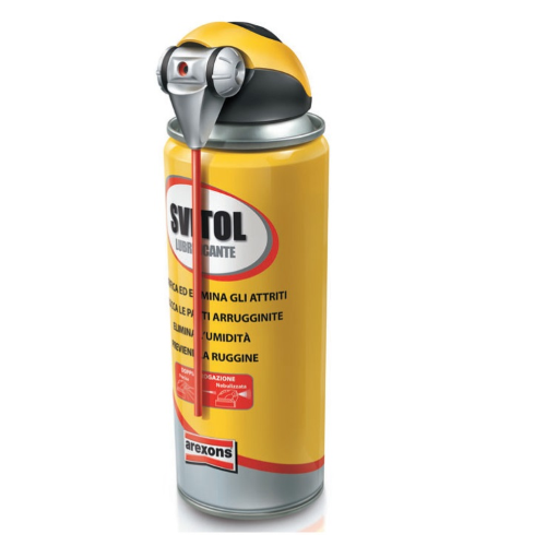 Arexons Svitol lubrificante spray 400 ml con erogatore a 360° con chiusura e apertura valvola