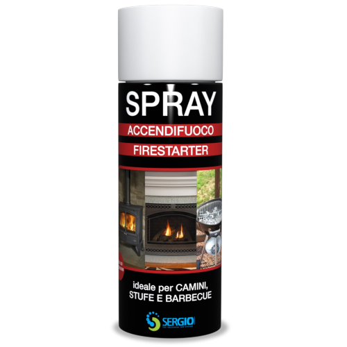 Allume-feu Sergio Firestarter Spray 520 ml pour allumer les poÃªles Ã  barbecue, cheminÃ©es et fornacelle