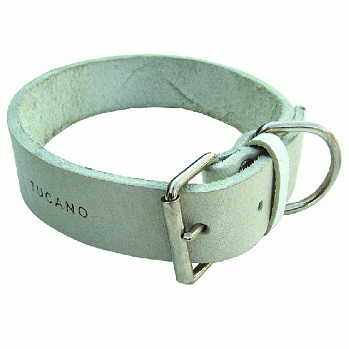 collar de perro doble de piel de bÃºfalo ancho 30 mm largo 55 cm collares de perro