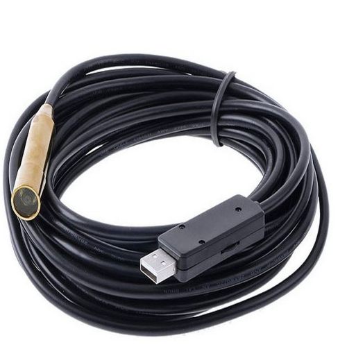 CamÃ©ra endescope Ã  fil USB avec cÃ¢ble flexible de 10 m pour inspection compatible avec toutes les camÃ©ras PC