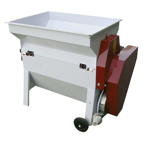 Baesso mod.230 crusher-destemmer openable with 2 HP semi-centrifugal pump with screw for wine grape processing