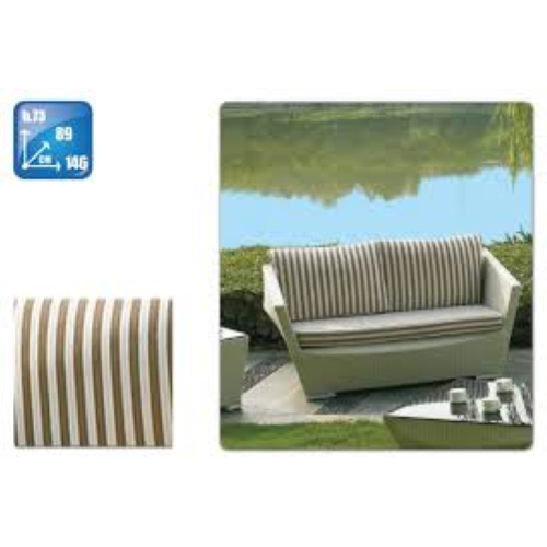 2 seater sofa mod manila in polirattan cm 146x89x73h outdoor garden furniture