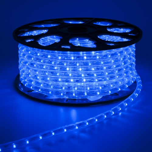 50 meters blue led Christmas tube with plug and 8 games controller for outdoor and indoor use