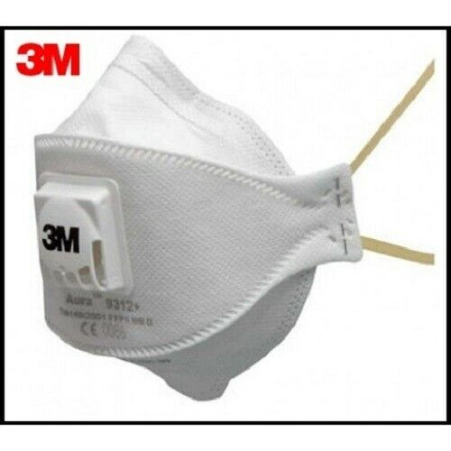 Mascherina 3M 9312 + GEN3 FFP1 maschera di protezione respiratoria con valvola filtro pieghevole