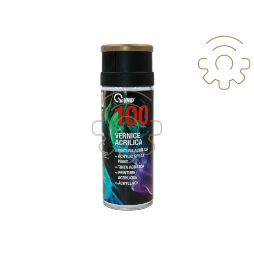 VMD 100 bomboletta vernice acrilica spray 400 ml colore oro pallido