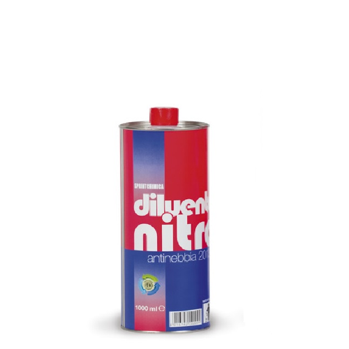 1 lt diluente nitro antinebbia solvente per vernice smalto pittura e pulizia superfici