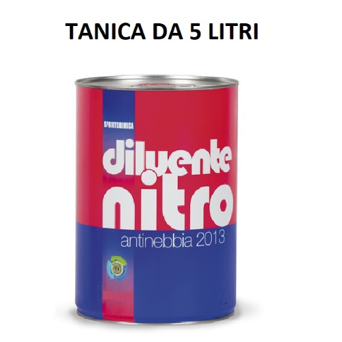 Diluant nitro anti-buÃ©e Sprintchimica 5 litres pour diluer les peintures Ã©maillÃ©es et nettoyer les surfaces
