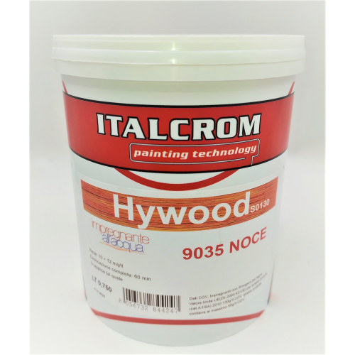 Italcrom Hywood SchutzimprÃ¤gniermittel auf Wasserbasis fÃ¼r Holz 0,750 lt Walnuss 9035 Lack
