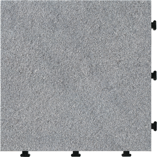 Piastrelle pavimento cm 30x30x30 in granito pietra naturale 6 pz su supporto in resina