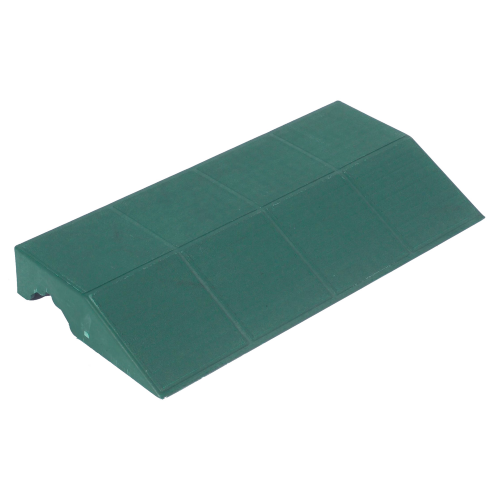 Male coupling slide for floor P40 green polypropylene interlocking joint