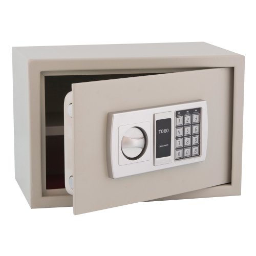 Built-in Toro wall-mounted electronic safe for hotels cm31x20x20h door 5 mm