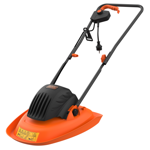 Black & Decker BEMWH551 electric lawn mower with 1200 W air cushion for surfaces up to 200 m2 cutting width 30 cm
