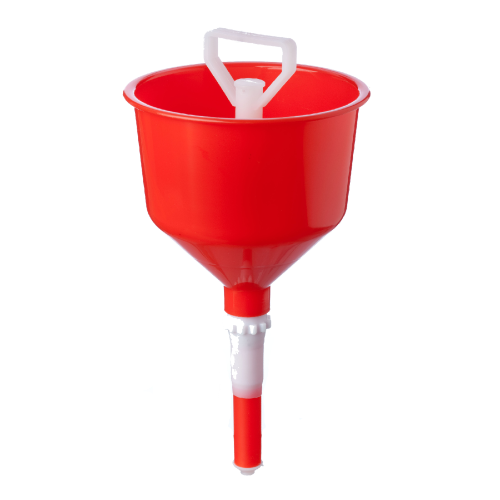 Self-regulating funnel with automatic stop when bottle is full Ø 15 cm for safe decanting of wine and oil