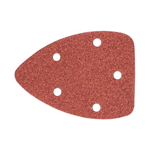 Graphite Triangular Sandpaper 80 Grit with Velcro for Graphite 59G335 Palm Sander in a pack of 5