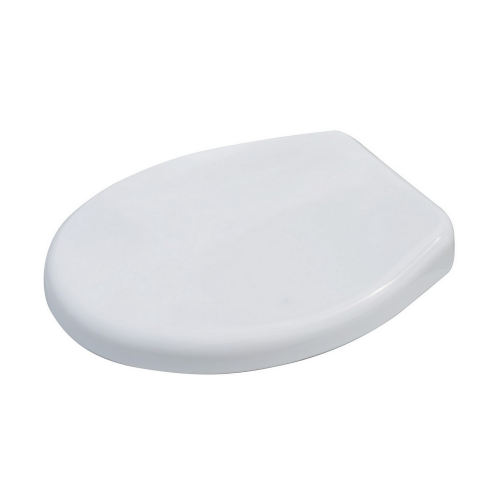 Abattant WC Linpha pour toilettes Felce en polypropylène blanc 45 x 39 cm avec charnières réglables en ABS de type A