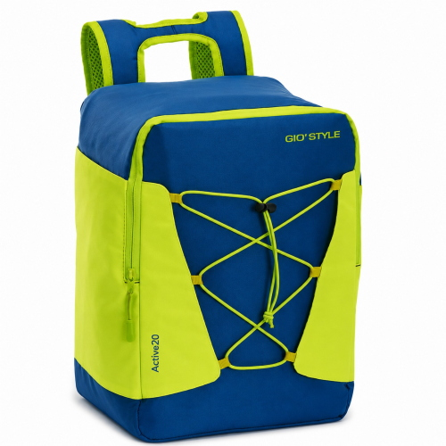 Gio'Style zaino termico active 20 lt adatto per conservare bevande ed alimenti colore blu/verde