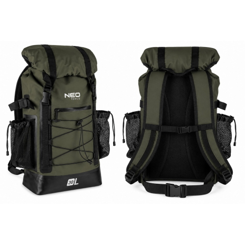 Neo Tools rucksack für wanderungen mit 30l aus pvc 600d und wasserdichtem thermoplastischem polyurethan in dunkelgrüner farbe