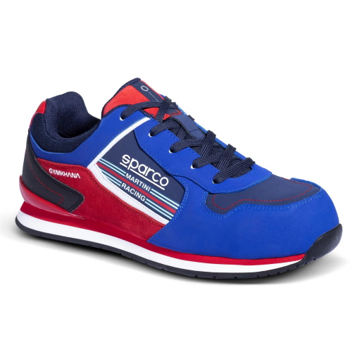 Sparco calzado de seguridad Gymkhana Montecarlo S3 ESD M de piel con suela de goma hidrorrepelente N. 44 diseñado para garantizar comodidad y seguridad azul marino