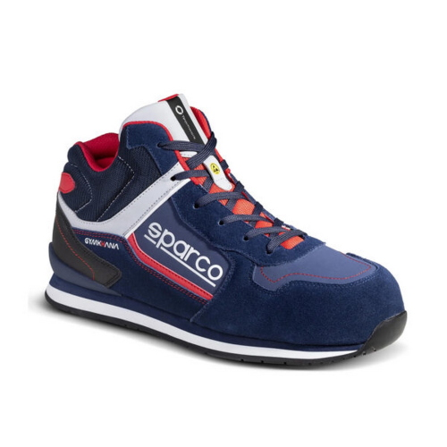 Sparco scarpa Gymkhana Olympus ESD S3 SRC HRO antinfortunistiche in pelle scamosciata idrorepellenti con puntale
